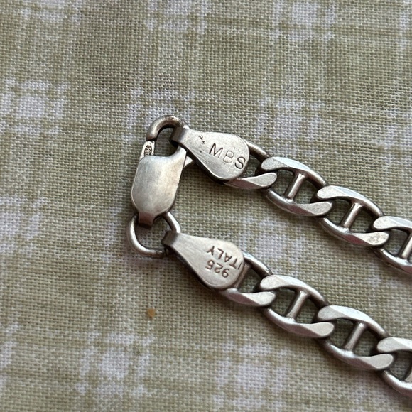 .925 silver high quality from italy 24 inch chain - Picture 4 of 5